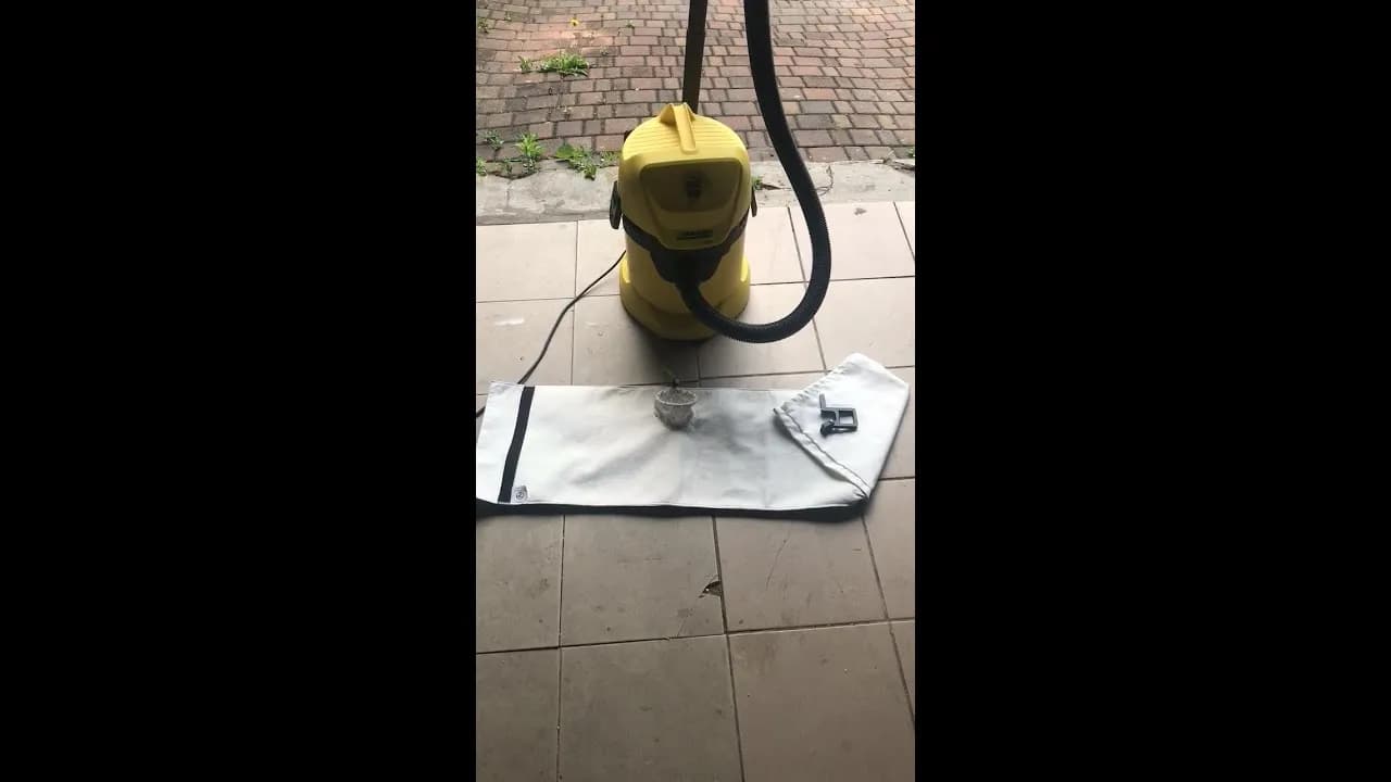 Jak założyć worek do odkurzacza Karcher WD3 bez bałaganu i z łatwością